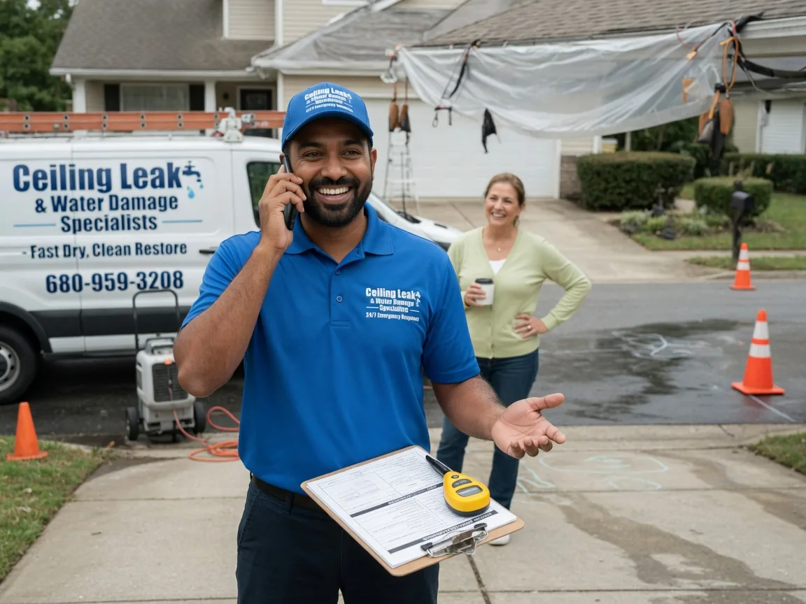 Ceiling Leak Cleanup Vienna, WV FAQs